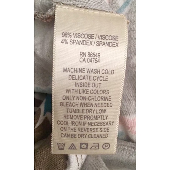 TOMMY BAHAMAS Ruched Floral Multi Col Tank Top - Picture 6 of 6